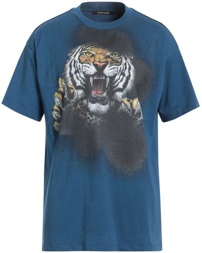 Roberto Cavalli T-shirts - Blau