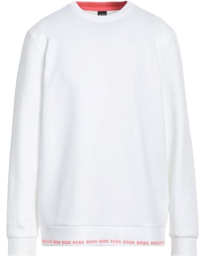 BOSS Sweatshirt - Weiß