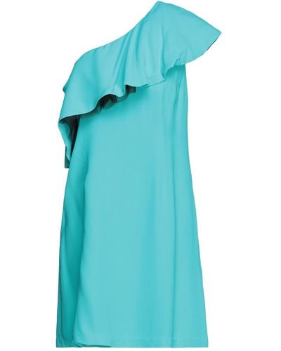 Manila Grace Mini-Kleid - Blau