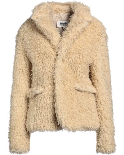 MM6 by Maison Martin Margiela Shearling & Teddy - Natural