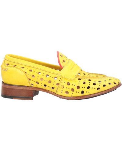JP/DAVID Loafers Soft Leather - Yellow