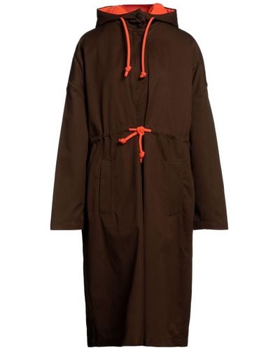 MSGM Overcoat & Trench Coat - Brown