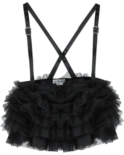 Noir Kei Ninomiya Mini Skirt - Black