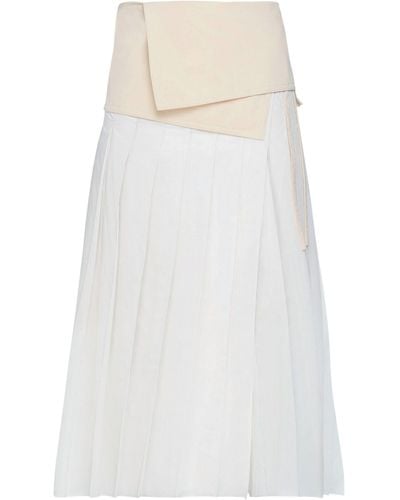 2 Moncler 1952 Maxi Skirt - White