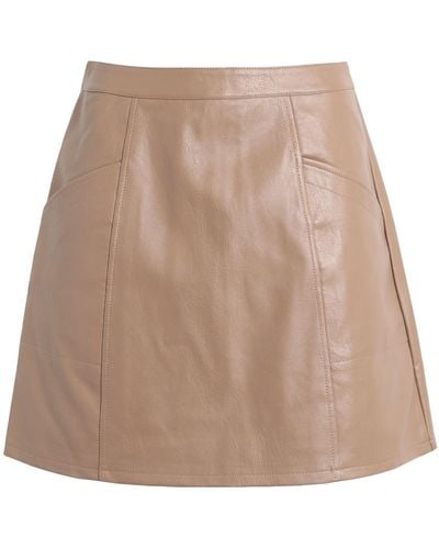 Vero Moda Mini Skirt - Natural