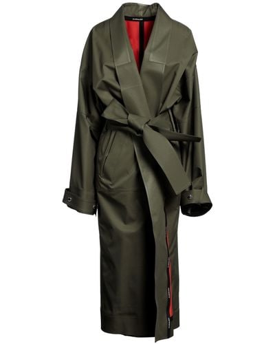 Khrisjoy Overcoat & Trench Coat - Green