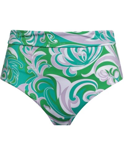 Emilio Pucci Slip Bikini & Slip Mare - Verde
