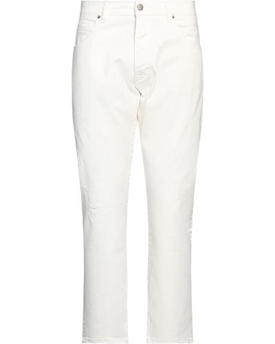 2W2M Denim Trousers - White