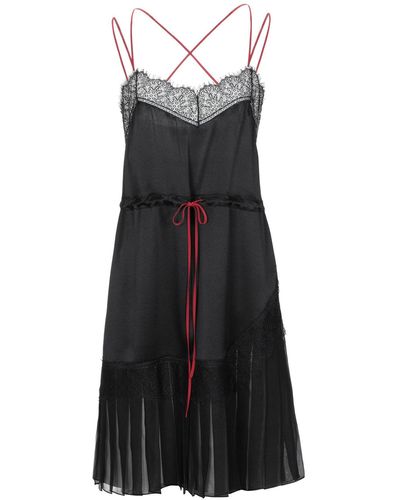 Alberta Ferretti Midi Dress - Black