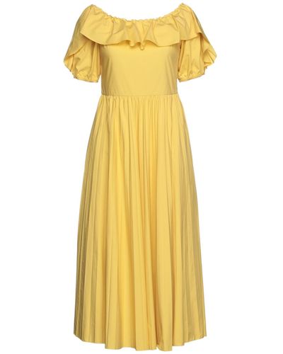 RED Valentino Midi Dress - Yellow
