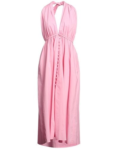 Isabelle Blanche Midi Dress - Pink