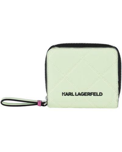 Karl Lagerfeld Portafoglio con logo goffrato - Verde