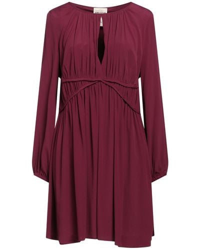 Semicouture Mini Dress - Purple