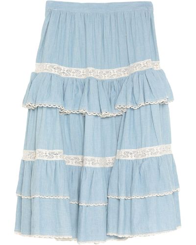 Manoush Midi Skirt - Blue