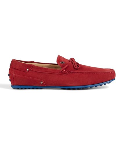 Tod's For Ferrari Loafers - Red