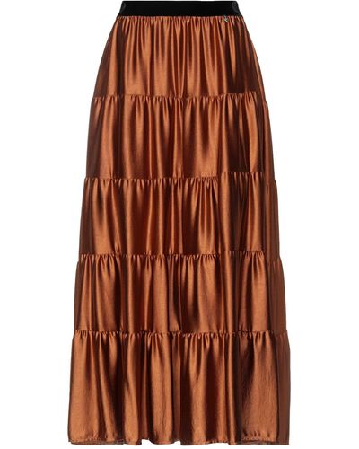Souvenir Clubbing Long Skirt - Brown
