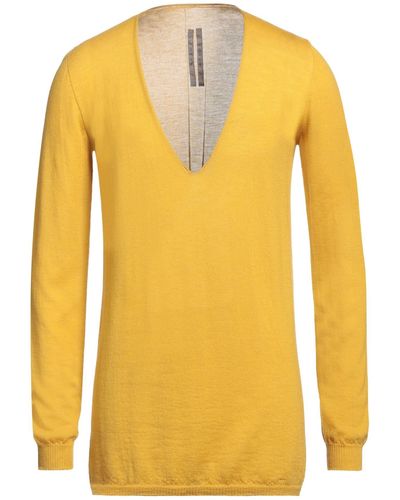 Rick Owens Sweater - Yellow