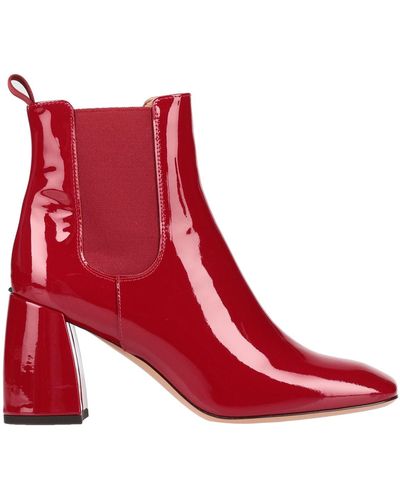 A.Bocca Ankle Boots - Red