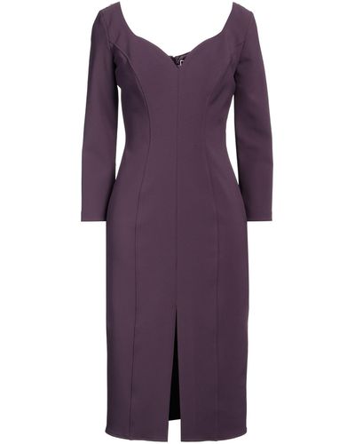 Elisabetta Franchi Midi Dress - Purple