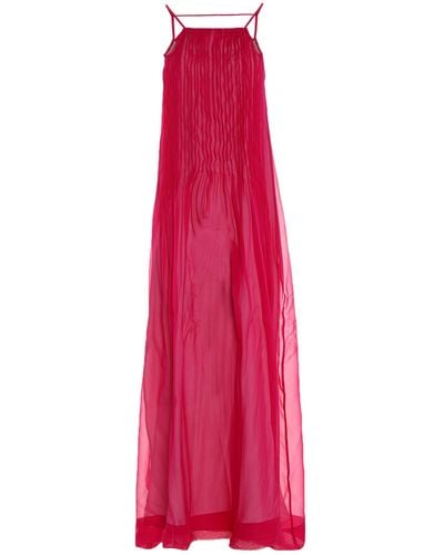 Erika Cavallini Semi Couture Long Dress - Pink