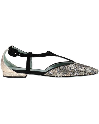 Paola D'arcano Ballet Flats - Black