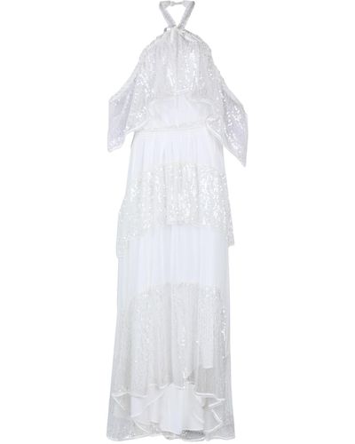 Pinko Maxi Dress - White