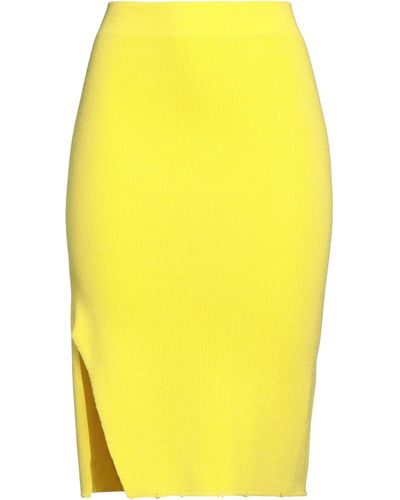 Laneus Midi Skirt - Yellow