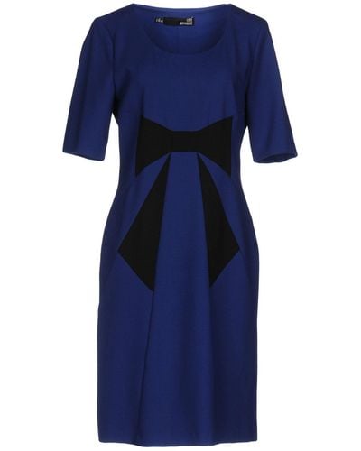 Love Moschino Midi Dress Polyester, Viscose, Elastane - Blue