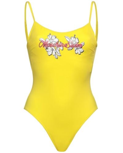 Moschino One-piece Swimsuit - Yellow