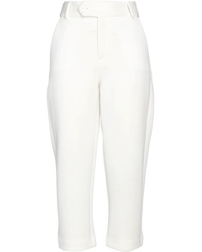 Peuterey Cropped Pants - White