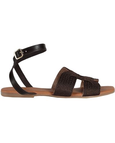 Pieces Sandals - Brown