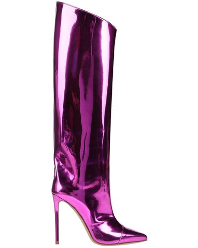 Alexandre Vauthier Knee Boots - Purple