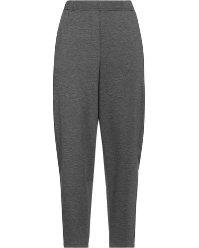 Tadashi Shoji Steel Trousers Viscose, Nylon, Elastane - Grey