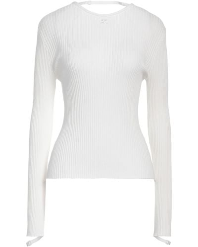 Courreges Pullover - Blanco