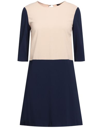 Pinko Midnight Mini Dress Textile Fibers - Blue