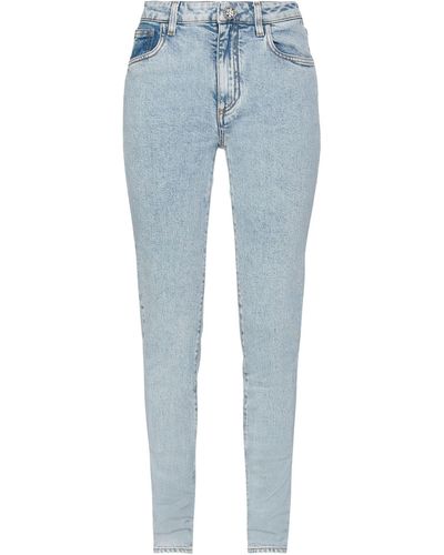 Alessandra Rich Pantalon en jean - Bleu