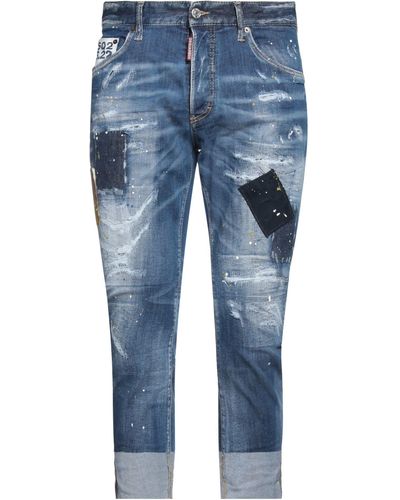 DSquared² Cropped-Hosen - Blau