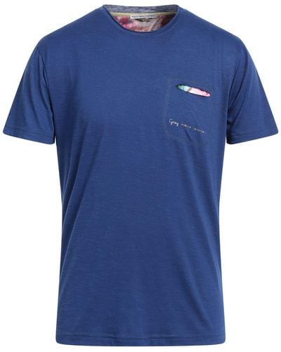 Grey Daniele Alessandrini T-shirt - Blue