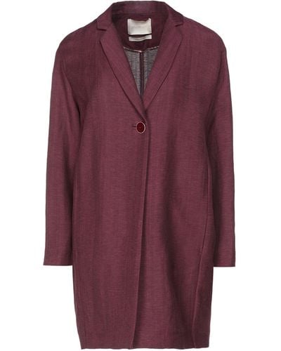 Momoní Overcoat & Trench Coat - Purple