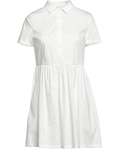 Bomboogie Short Dress - White