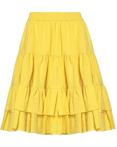 MSGM Midi Skirt - Yellow