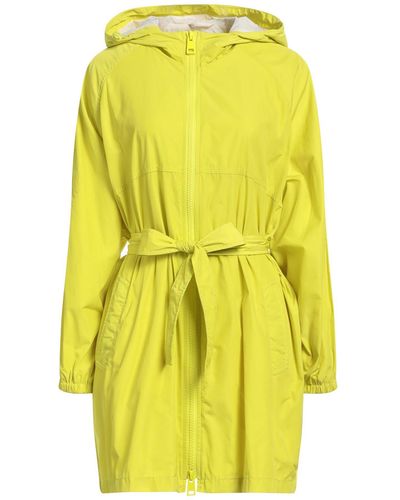 LE COEUR TWINSET Overcoat & Trench Coat - Yellow