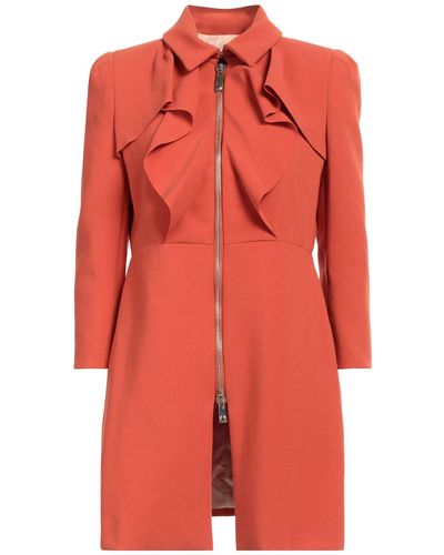 Pinko Overcoat & Trench Coat - Red