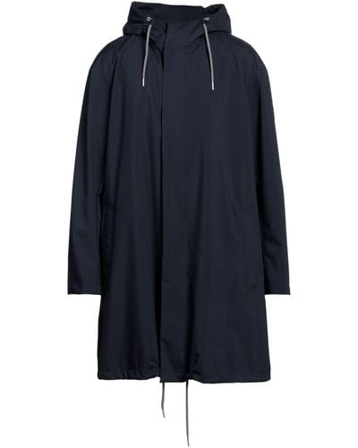 Armani Exchange Overcoat & Trench Coat - Blue