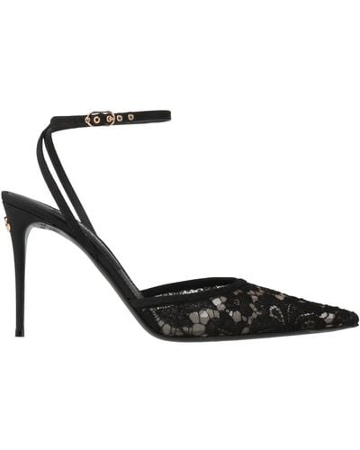 Dolce & Gabbana Court Shoes Textile Fibres - Black