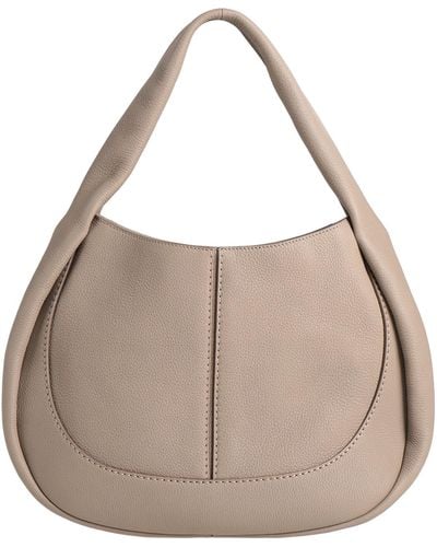 Tod's Khaki Handbag Leather - Grey