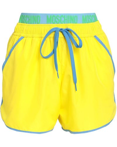 Moschino Beach Shorts And Pants - Yellow