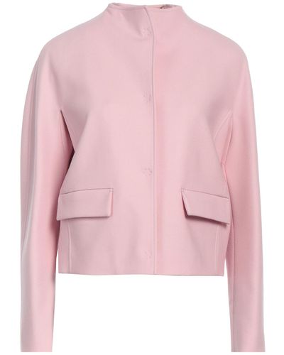 Agnona Jacket Wool, Elastane - Pink