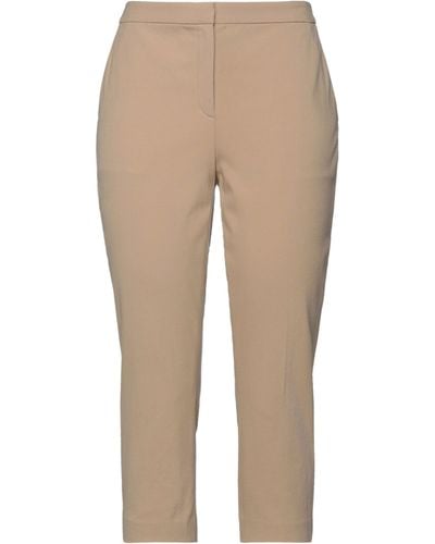 Theory Cropped Trousers - Natural