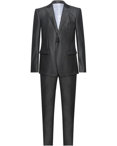 Emporio Armani Steel Suit Virgin Wool, Silk - Black
